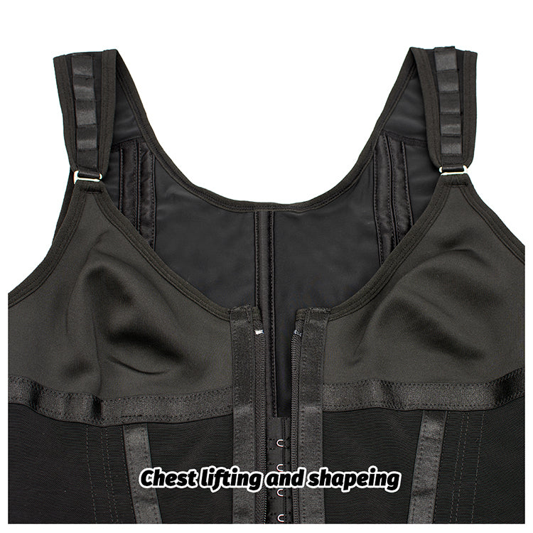 Colombian 16 steel bone waist trainer with built-in bra