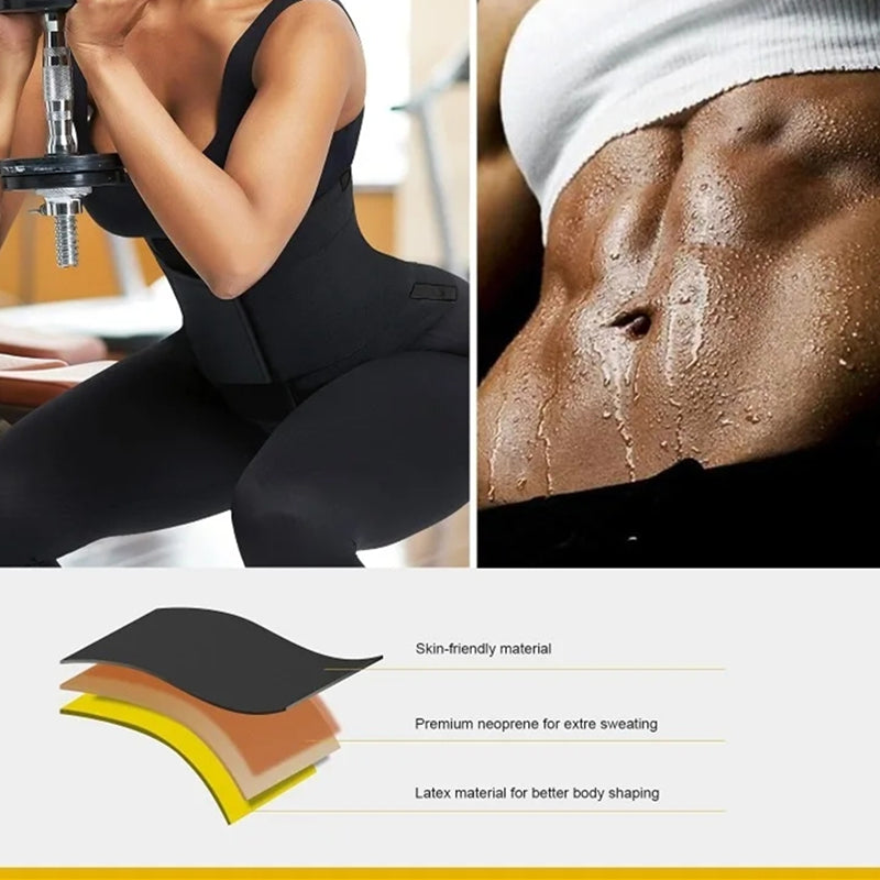 Magic 3 straps exercise sweat belt