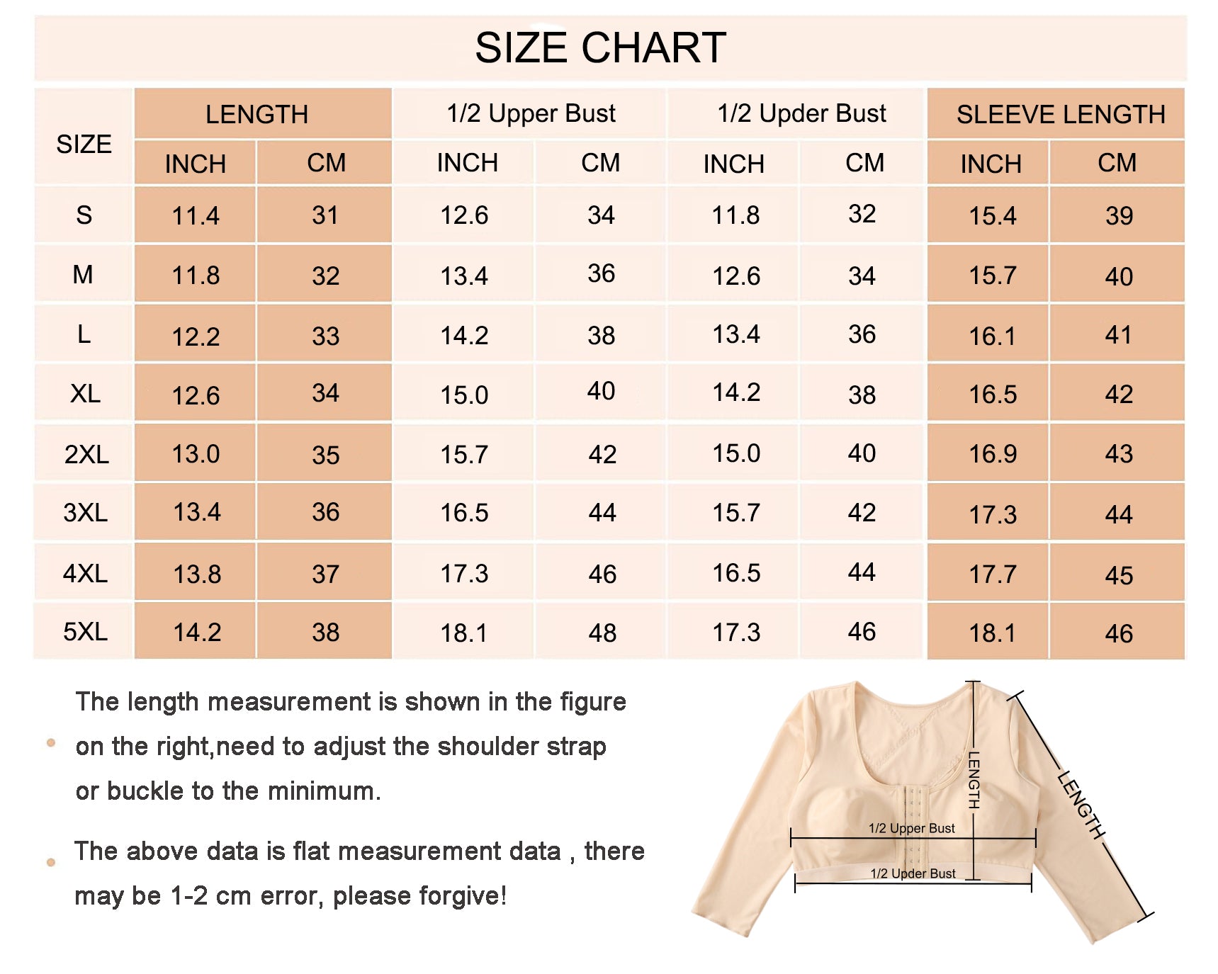 SWBX -84  Surgical Bra with Arm compressor  (stage 1/2 ) Garment