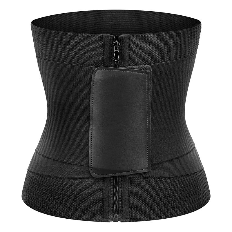 Mk Curve Exercise/ postpartum Waist Trainer with hooks and zip