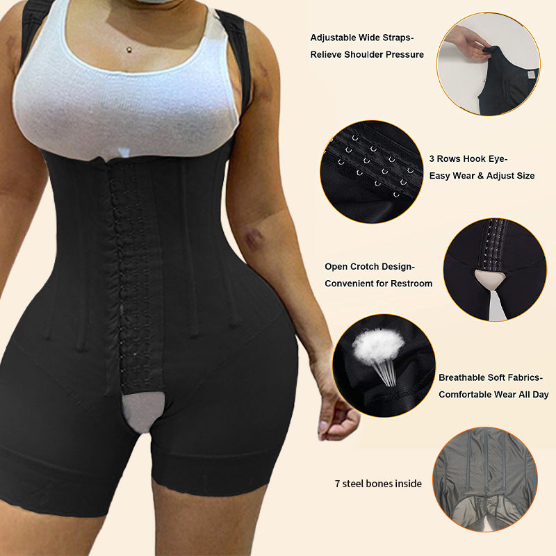 SWBX-48, 7 steel bone Hourglass Colombian Faja Post op Garment