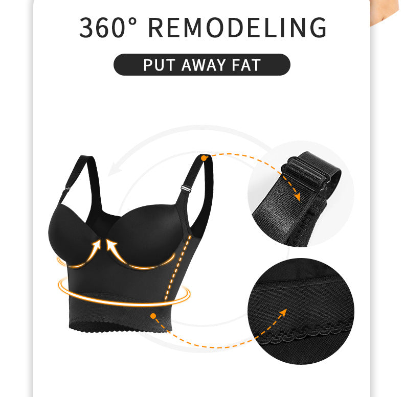 Plus, size full coverage push up seamless bra