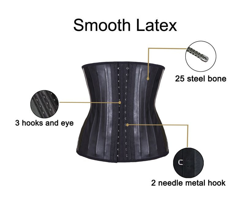 25 steel bone breathable waist trainer