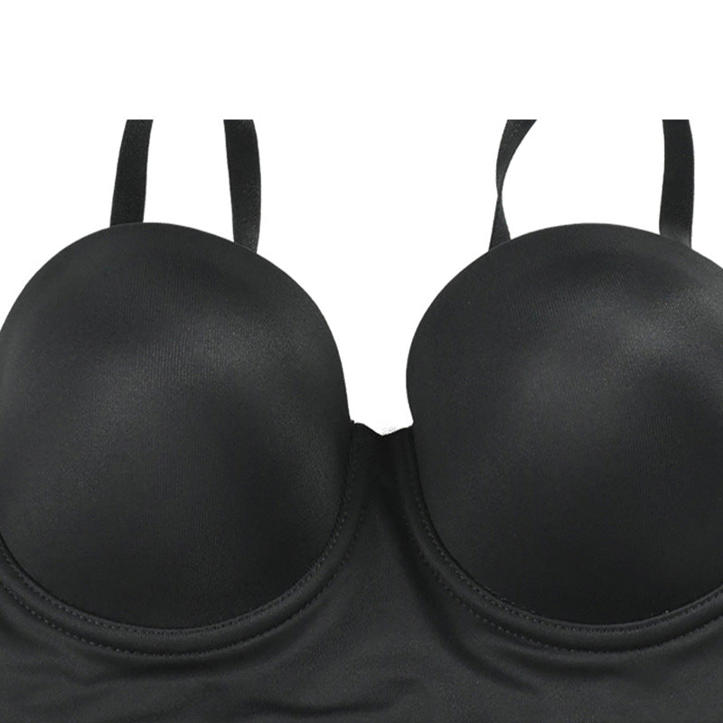 Cardi Romper shapewear with Built in push up bra