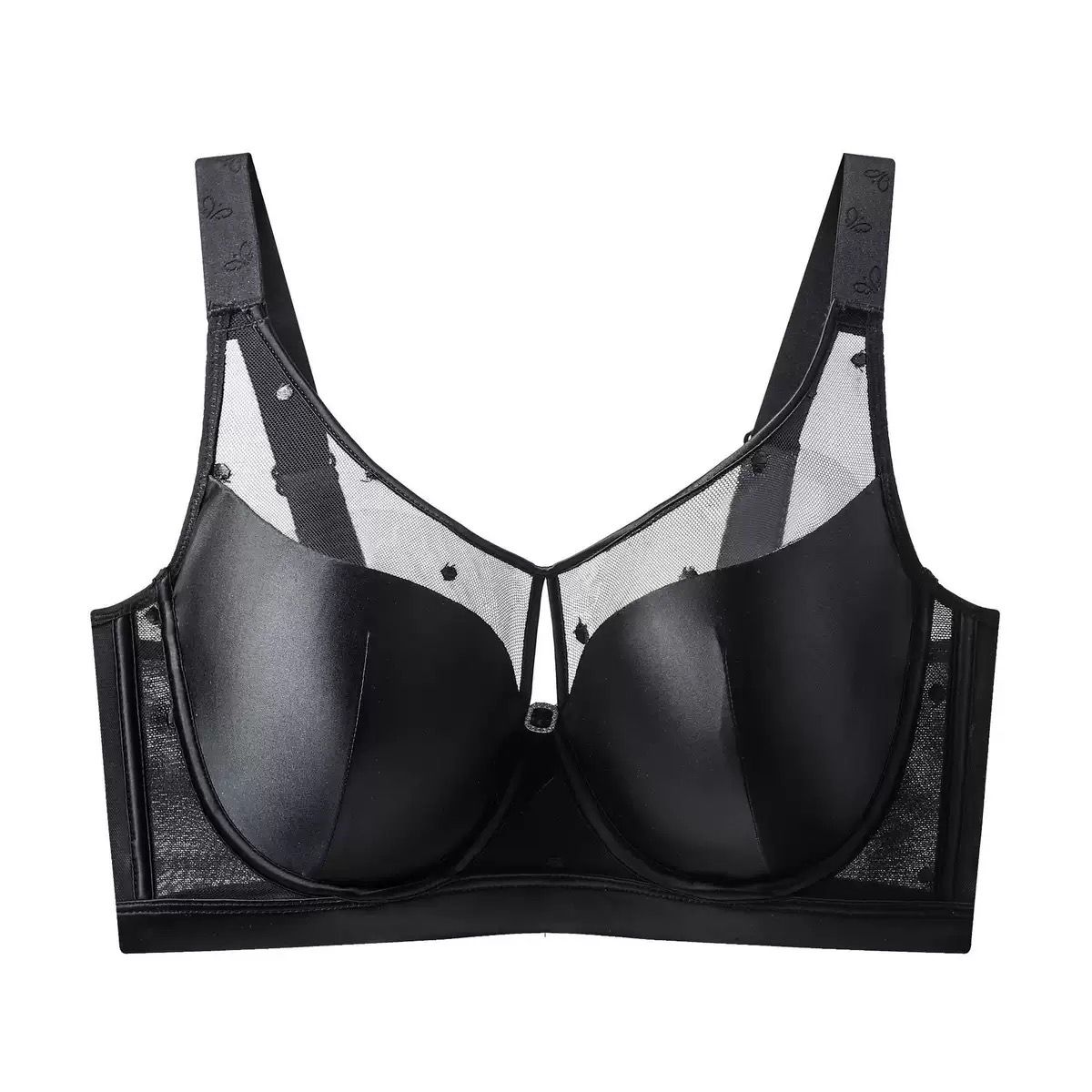 Full coverage soft steel ring Bra