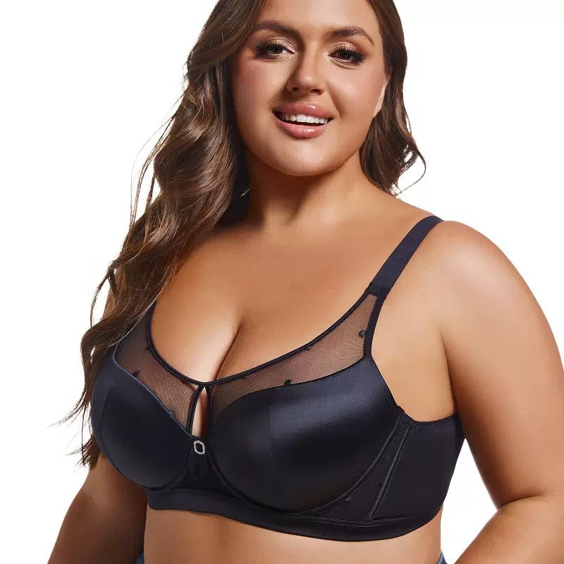 Full coverage soft steel ring Bra