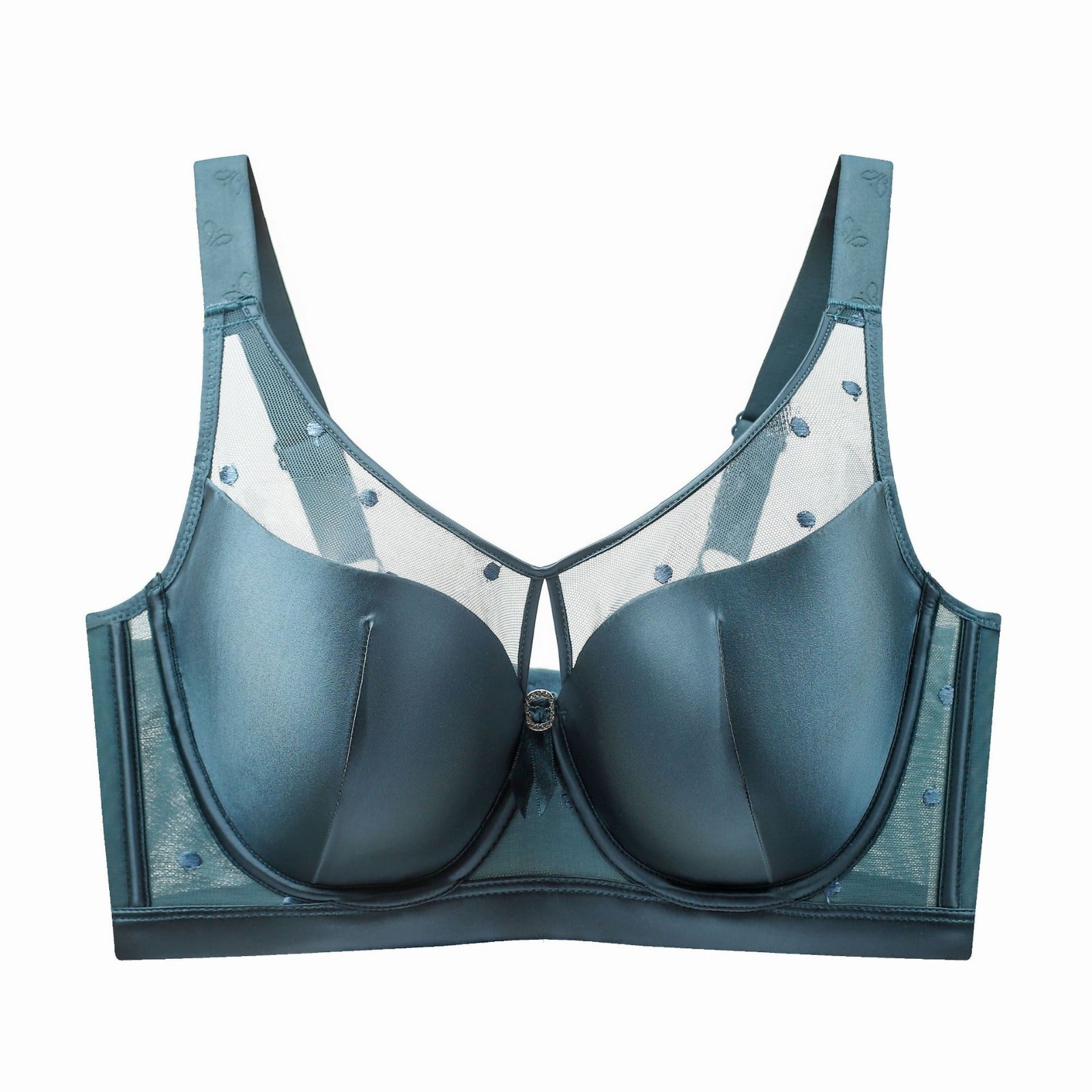 Full coverage soft steel ring Bra
