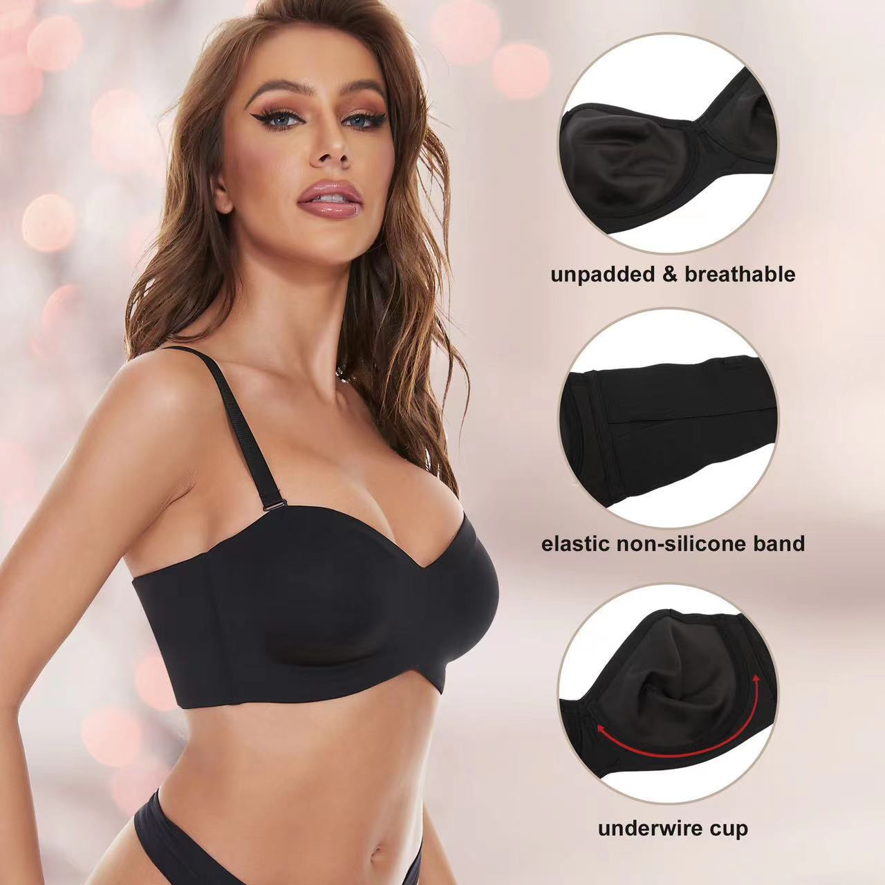 Seemless strapless Bra