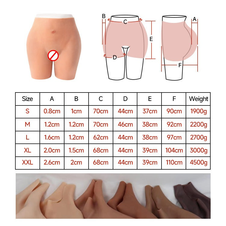 Silicone hips and Butt enhancer