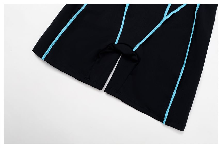 Long sleeved zipper short sportwear