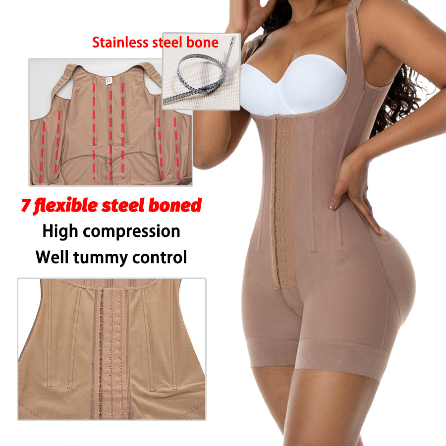 SWBX-48, 7 steel bone Hourglass Colombian Faja Post op Garment
