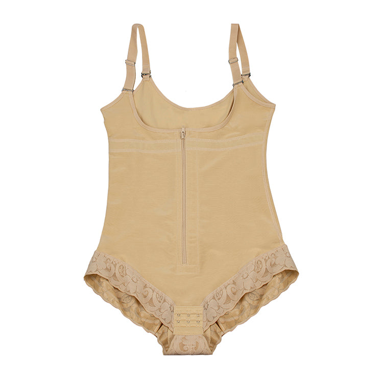 SWBX-53 Double compression Front zipper Faja Bodysuit