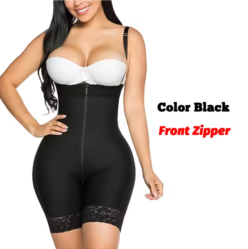 High Waist Front zipper Butt Lifter
