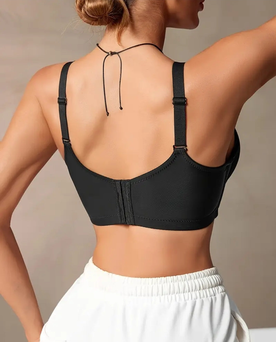 Full coverage push-up  bra with multiple straps