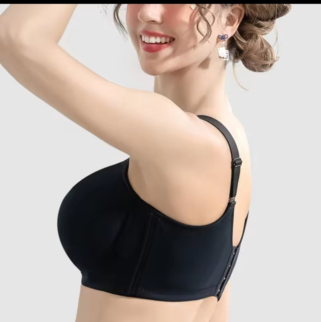 Full coverage push-up  bra with multiple straps