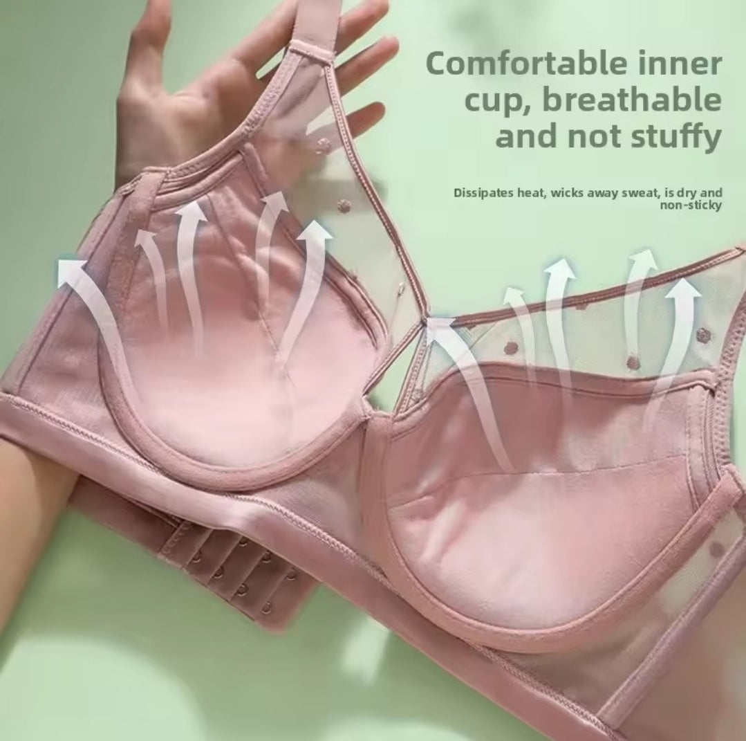 Full coverage soft steel ring Bra