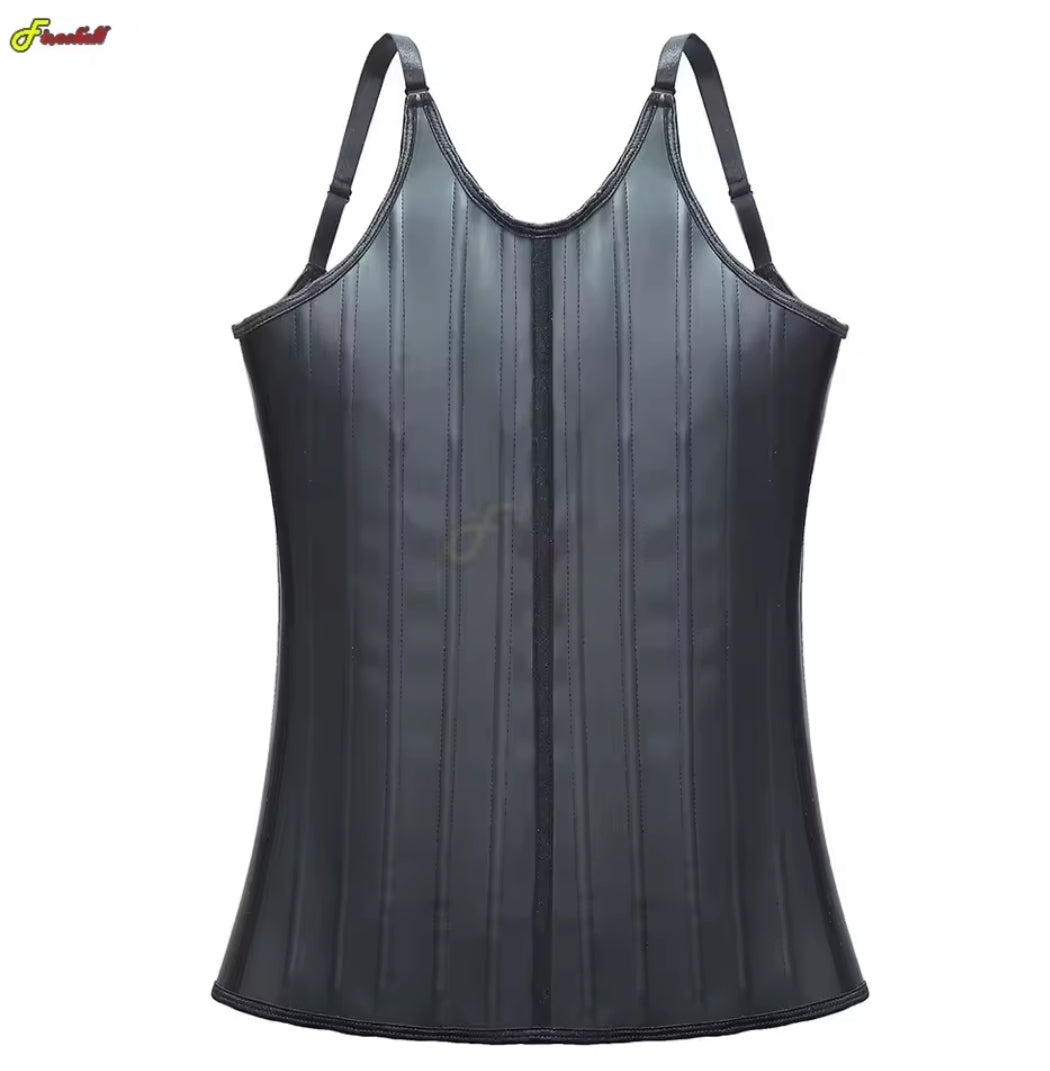 25 steel bone long torso unisex waist trainer with back support