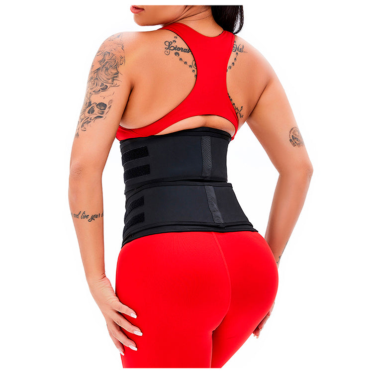WT2-11 25 Steel Bone long torso Detachable Straps waist trainer