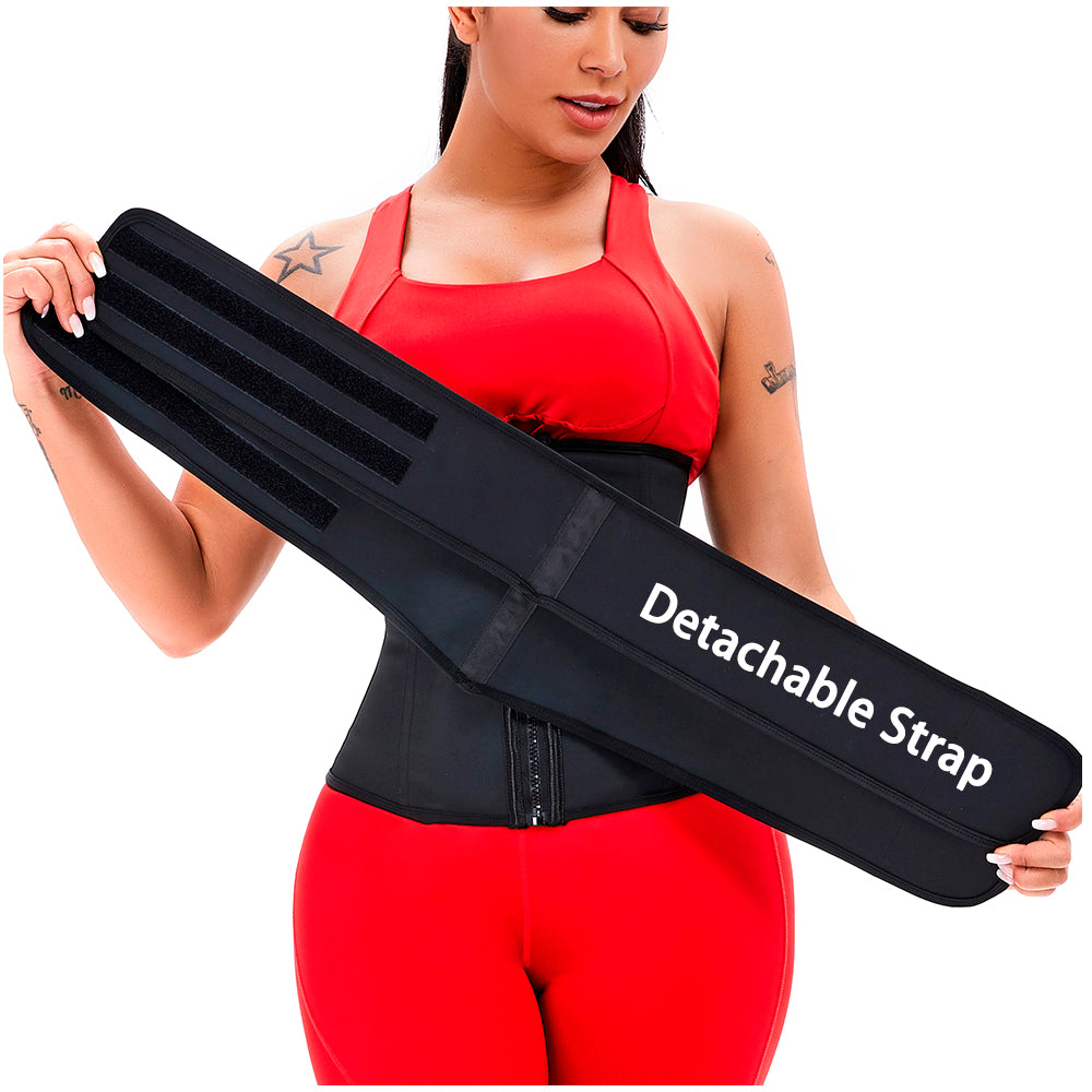 WT2-11 25 Steel Bone long torso Detachable Straps waist trainer