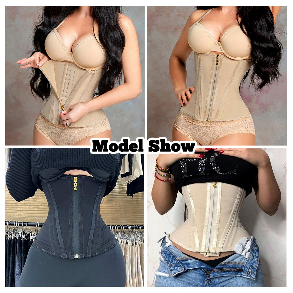 WT0-54 Double compression Colombian faja waist trainer