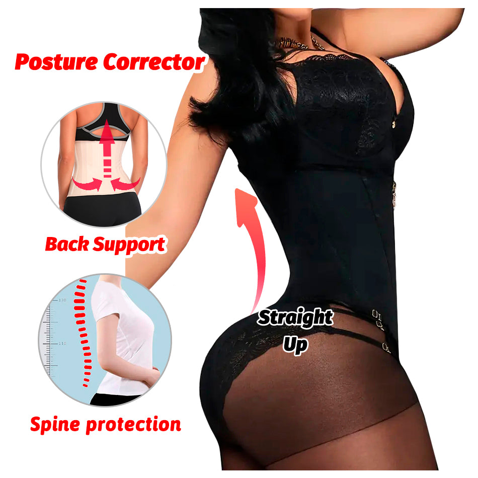 WT0-54 Double compression Colombian faja waist trainer