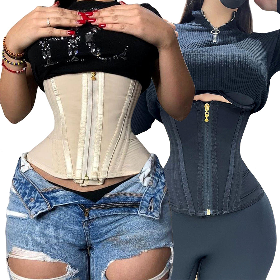 WT0-54 Double compression Colombian faja waist trainer
