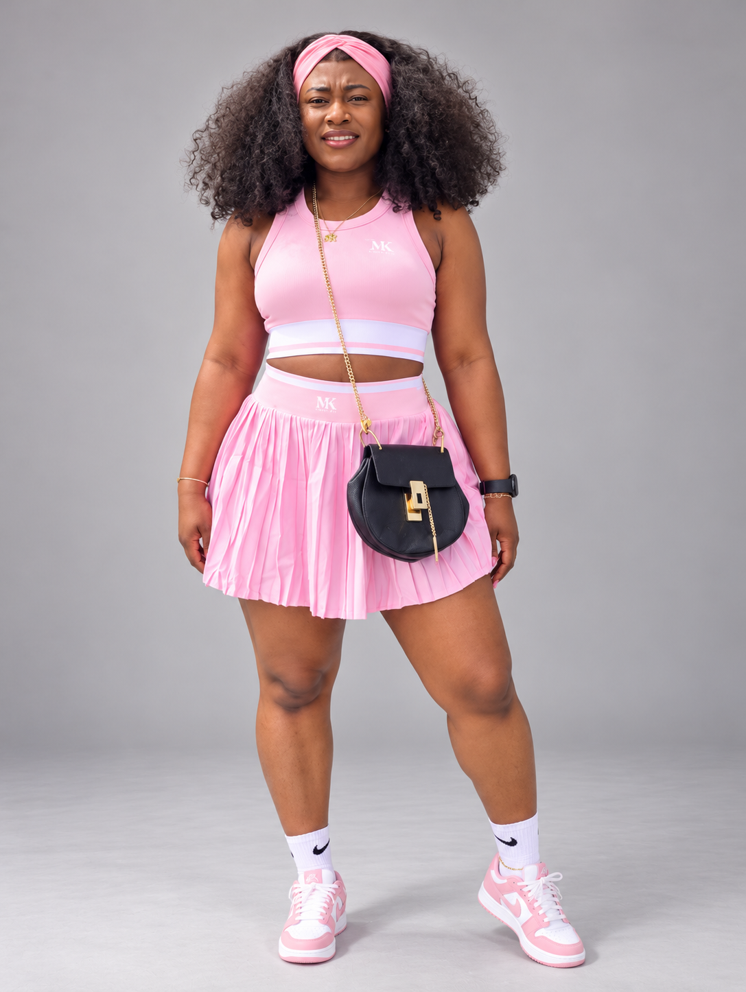 Signature Sculpt Tennis Set ( Barbie Pink)