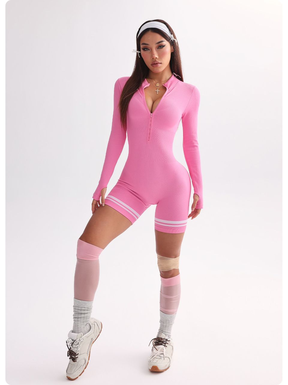 Long sleeve sculpt Romper