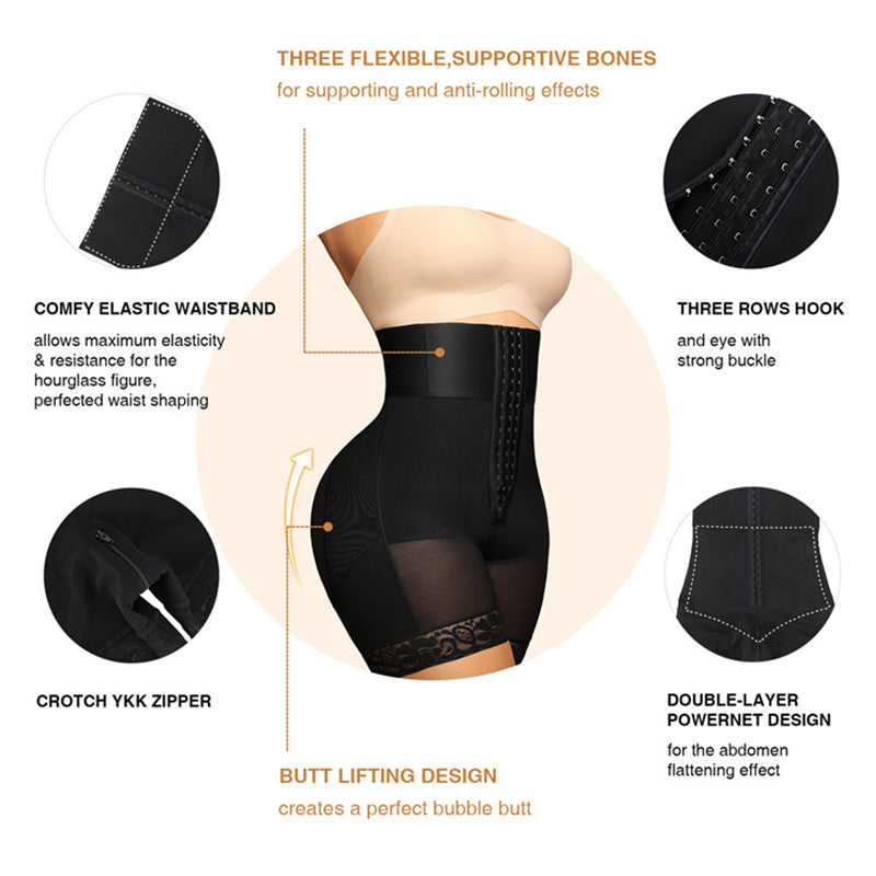 SWTB-77 Booty lift Hourglass Colombian Short               ( High compression )