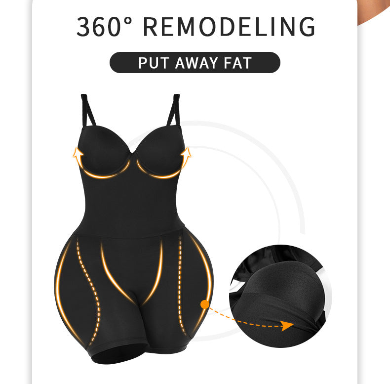 Padded Hips & Butt enhancer Bodysuit with Built-In Bra