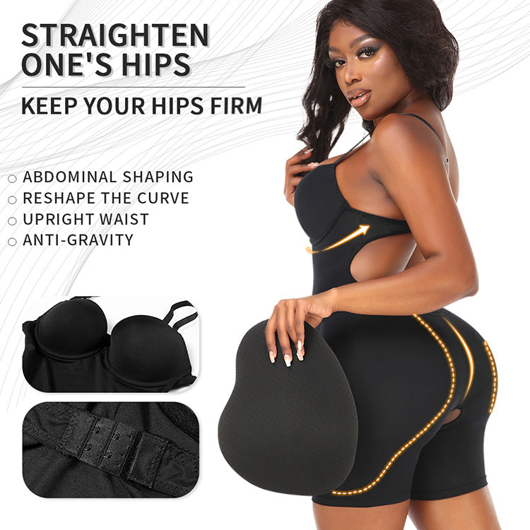 Padded Hips & Butt enhancer Bodysuit with Built-In Bra