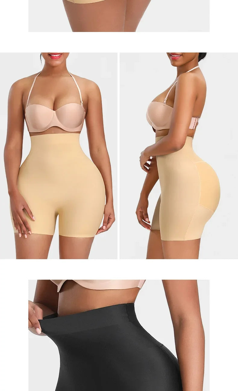 High waist seamless butt enhancer short