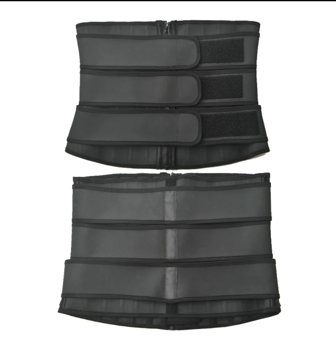 Mk Curve Plus size waist trainer with 3 removable straps