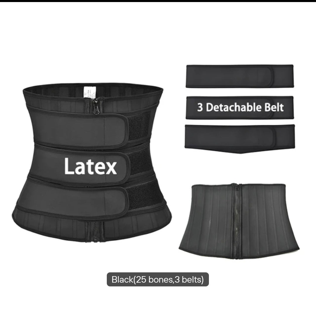 Mk Curve Plus size waist trainer with 3 removable straps