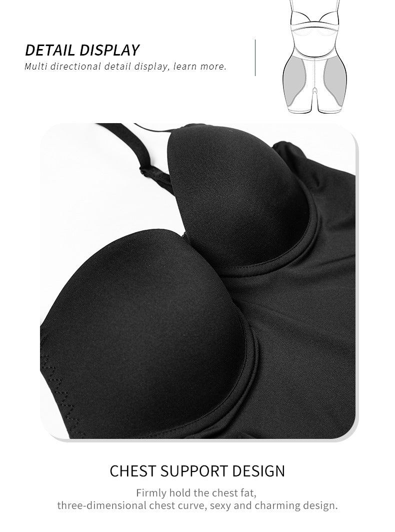 Padded Hips & Butt enhancer Bodysuit with Built-In Bra