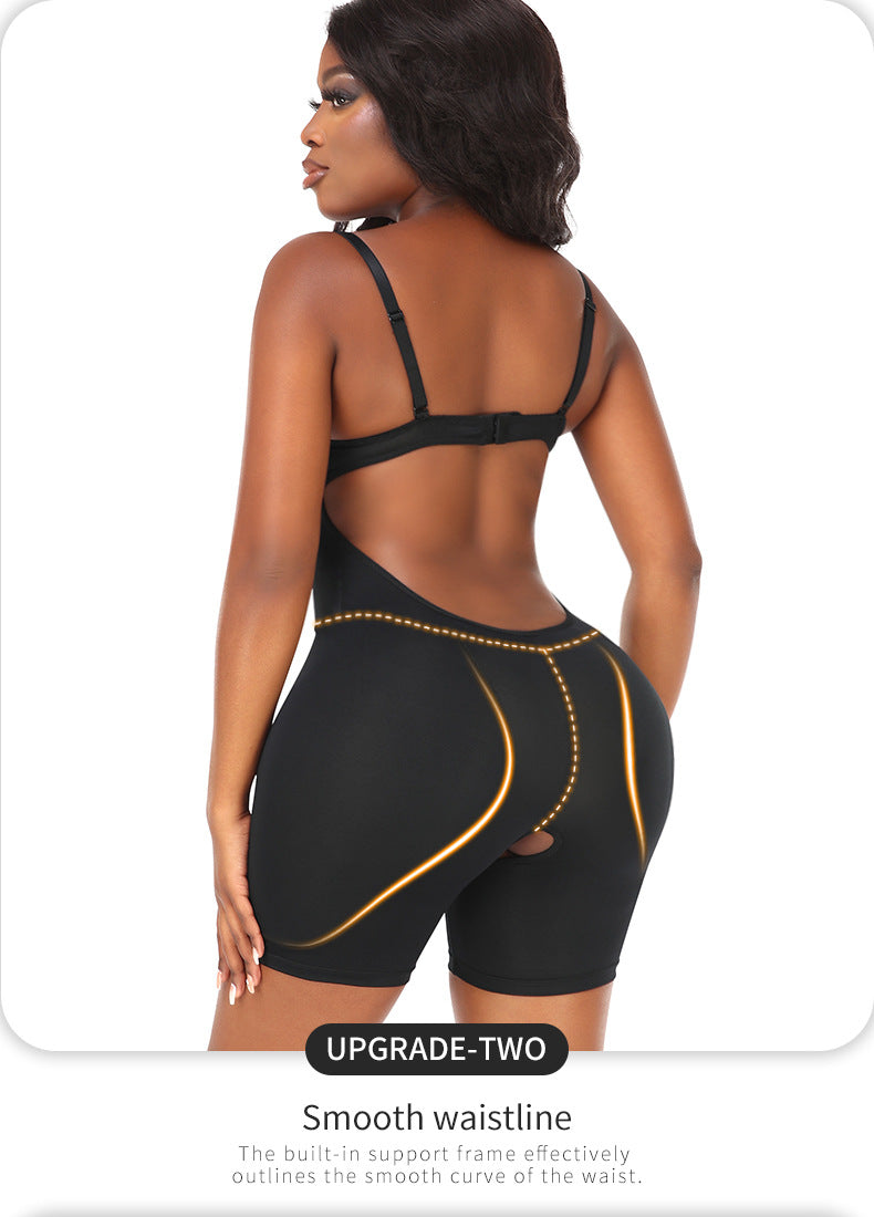 Padded Hips & Butt enhancer Bodysuit with Built-In Bra