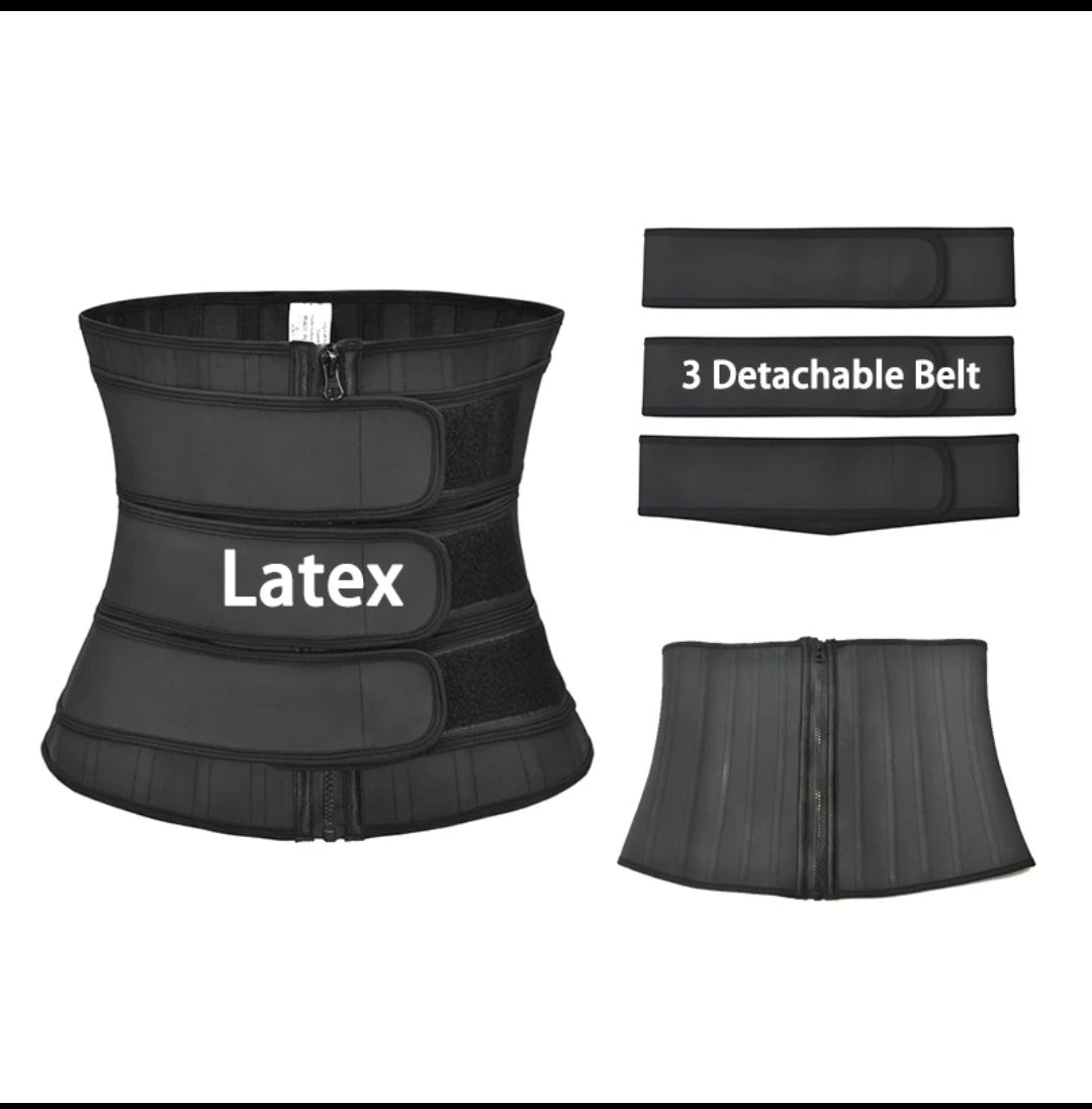 Mk Curve Plus size waist trainer with 3 removable straps